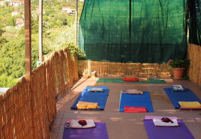 Kroatien: Yoga Terrasse 