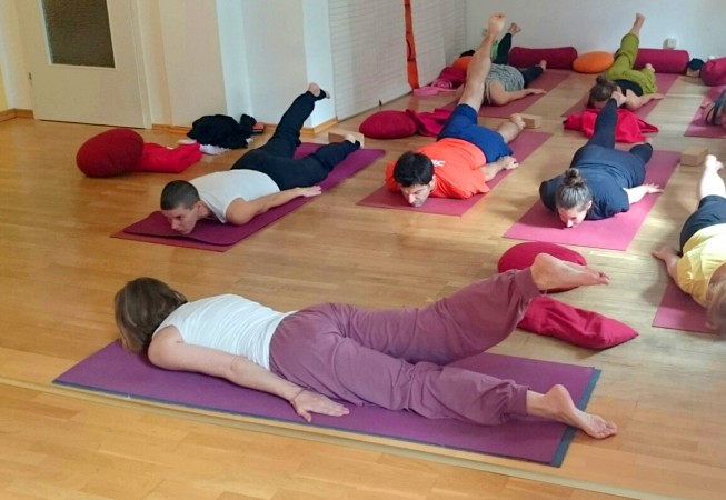 Yoga Workshop in der Sahaja Akademie