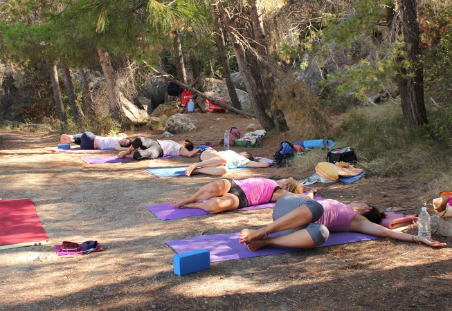 Yoga morgens in Milna