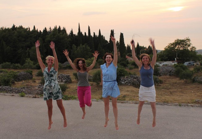 Yoga Urlaube in Kroatien: Sunset Jump